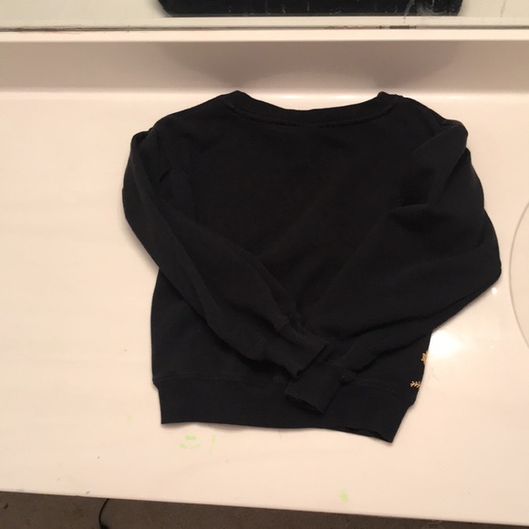 flower sweatshirt with poof sleeves - Picture 2 of 2